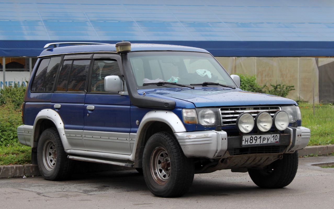 Карелия, № Н 891 РУ 10 — Mitsubishi Pajero (2G) '91-99