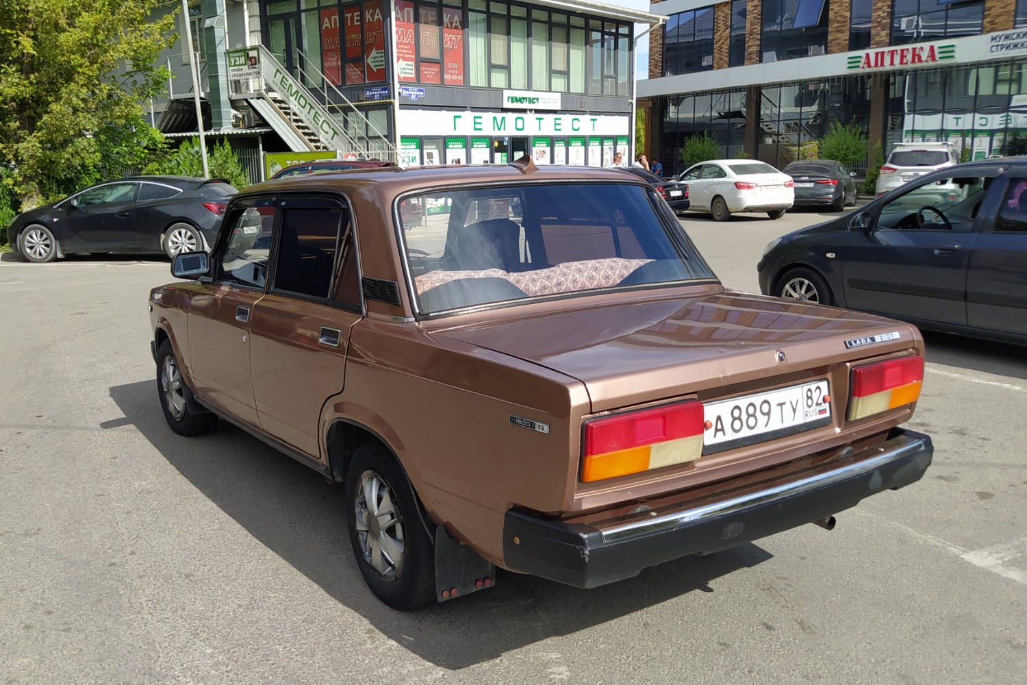 Крым, № А 889 ТУ 82 — ВАЗ-2107 Жигули '82-91