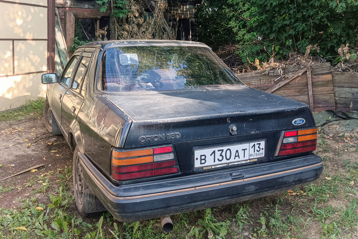 Мордовия, № В 130 АТ 13 — Ford Orion '85-90