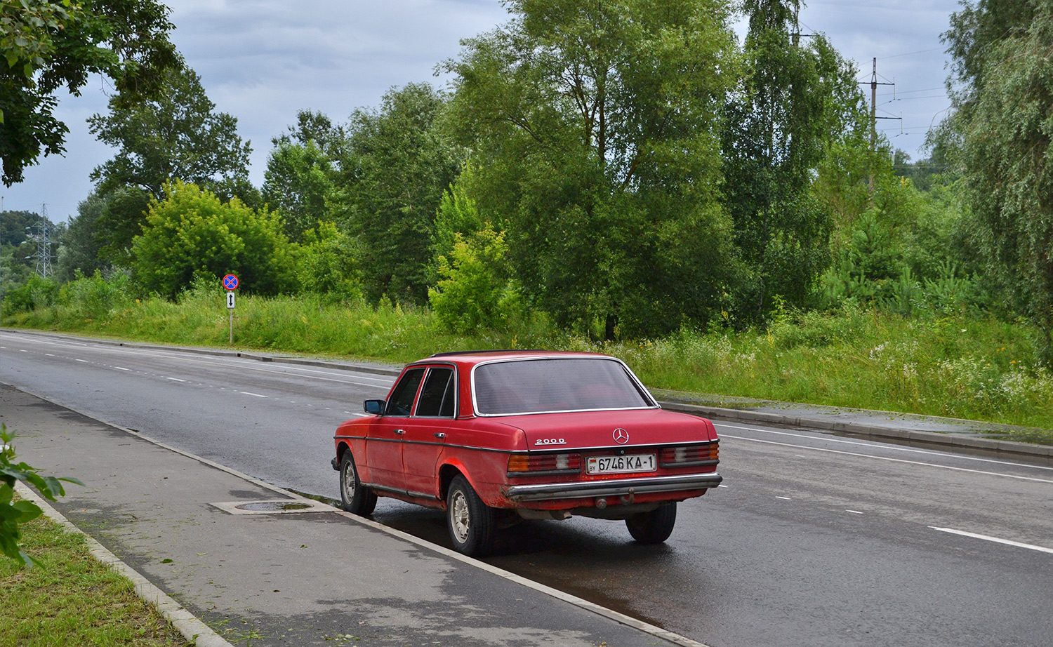 Брестская область, № 6746 КА-1 — Mercedes-Benz (W123) '76-86