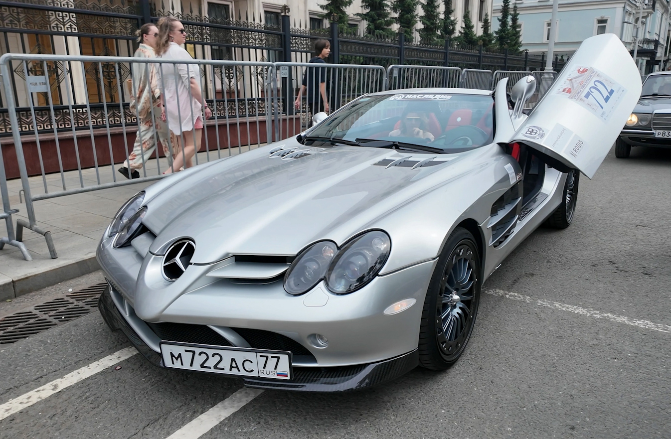 Москва, № М 722 АС 77 — Mercedes-Benz SLR McLaren '03-09