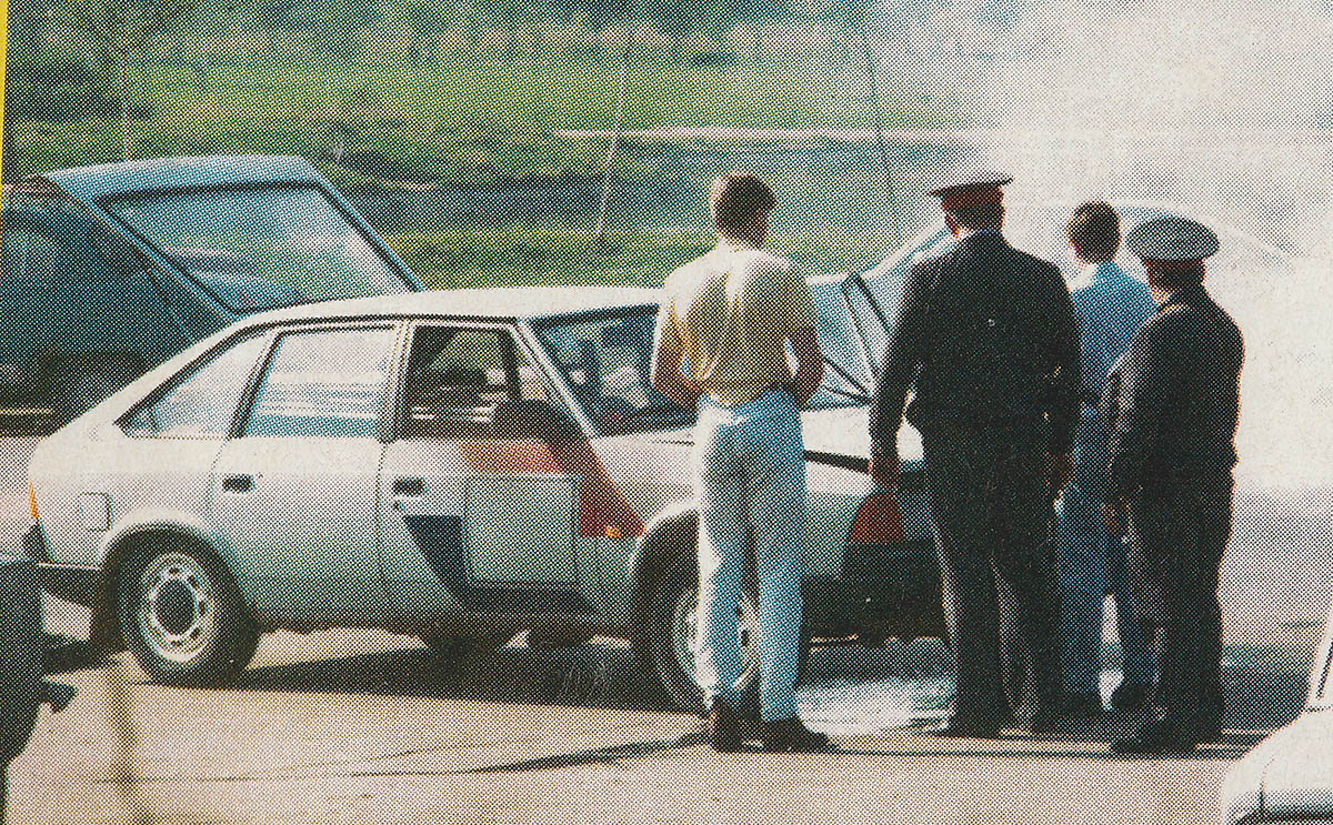 Москва, № 7757 ММГ — Москвич-21412 '86-94; Исторические фотографии (до 2000 года) (Московская область)