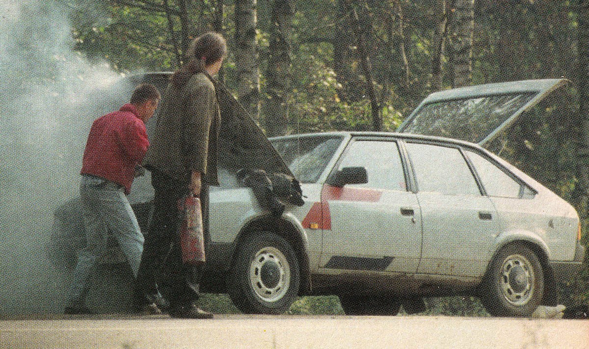 Москва, № 7757 ММГ — Москвич-21412 '86-94; Исторические фотографии (до 2000 года) (Московская область)