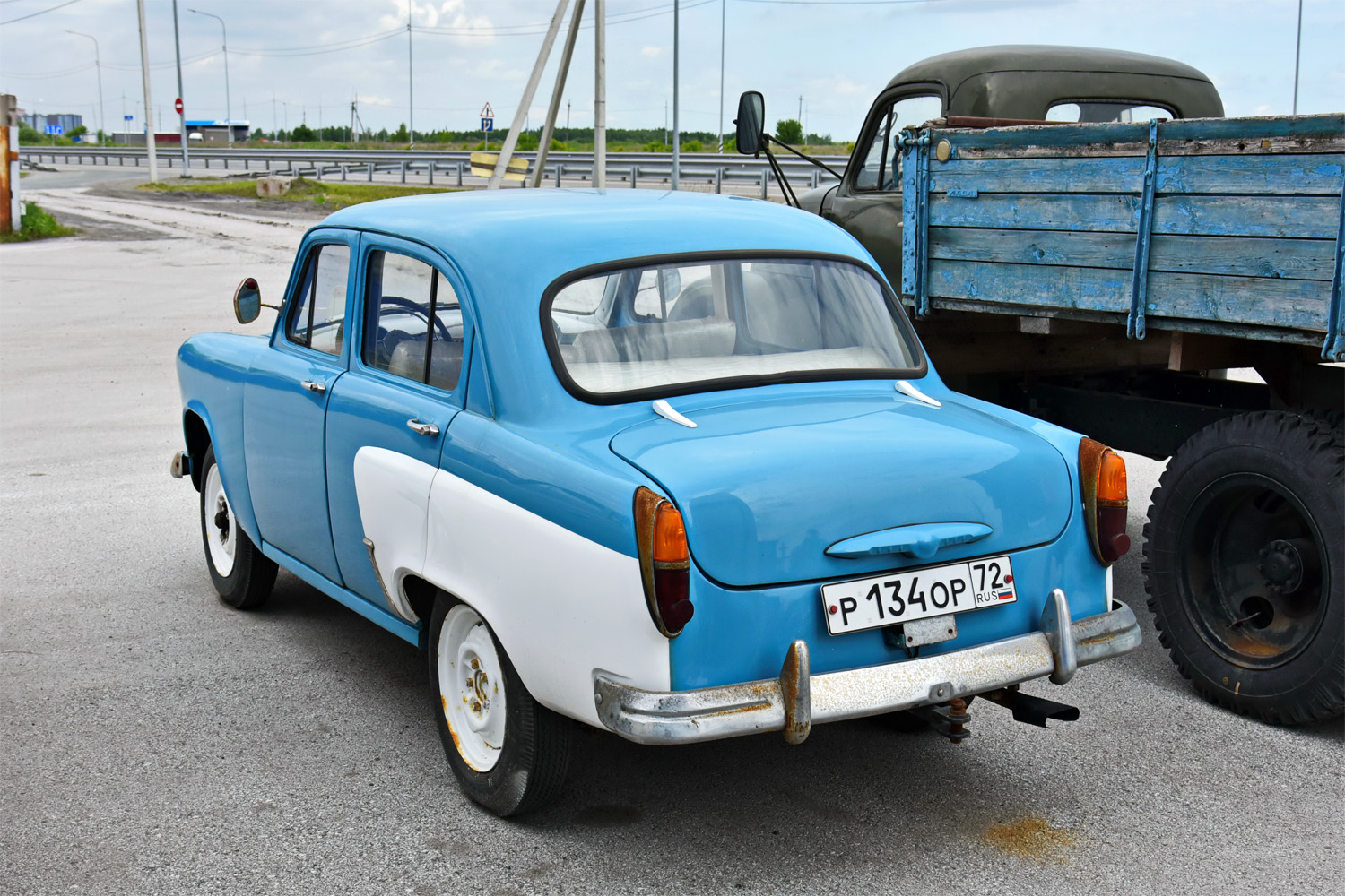 Тюменская область, № Р 134 ОР 72 — Москвич-402 '56-58