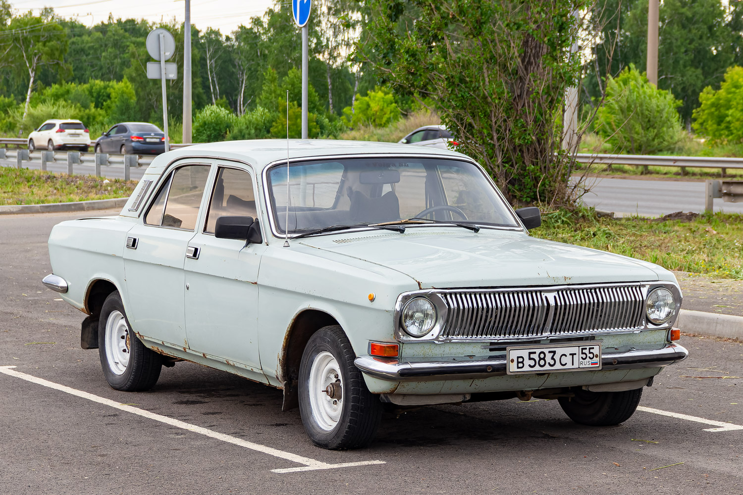 Омская область, № В 583 СТ 55 — ГАЗ-24-10 Волга '85-92