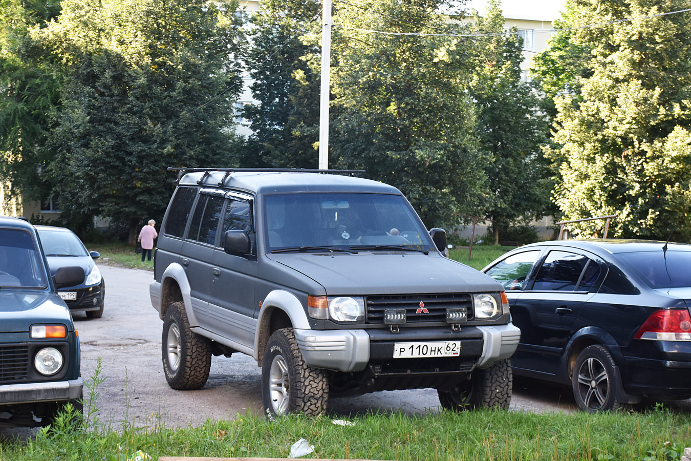 Рязанская область, № Р 110 НК 62 — Mitsubishi Pajero (2G) '91-99