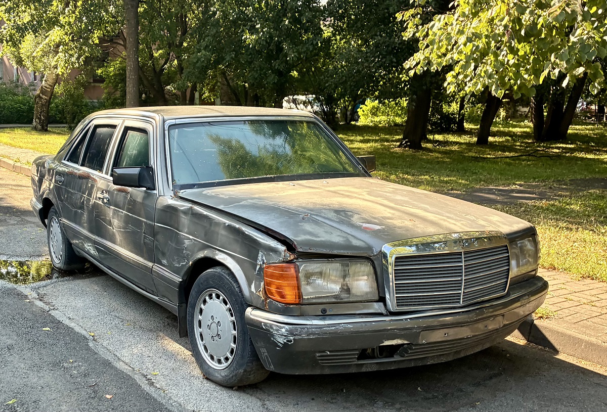 Санкт-Петербург, № (78) Б/Н 0345 — Mercedes-Benz (W126) '79-91; Транспортные средства без номеров (Санкт-Петербург)