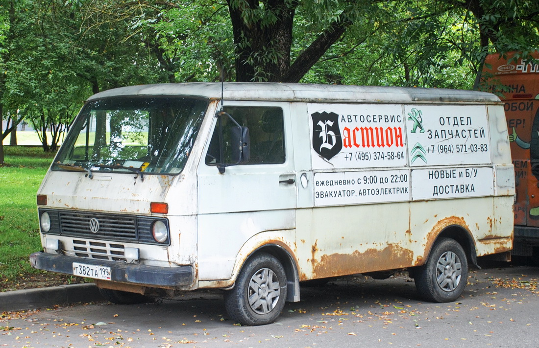 Москва, № Т 382 ТА 199 — Volkswagen LT Kastenwagen '75-96