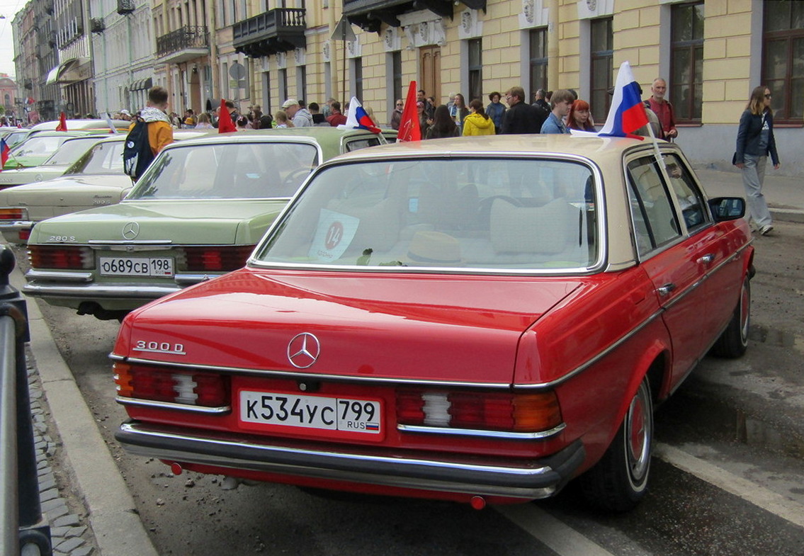 Москва, № К 534 УС 799 — Mercedes-Benz (W123) '76-86; Санкт-Петербург — Международный транспортный фестиваль "ТранспортФест 2025"