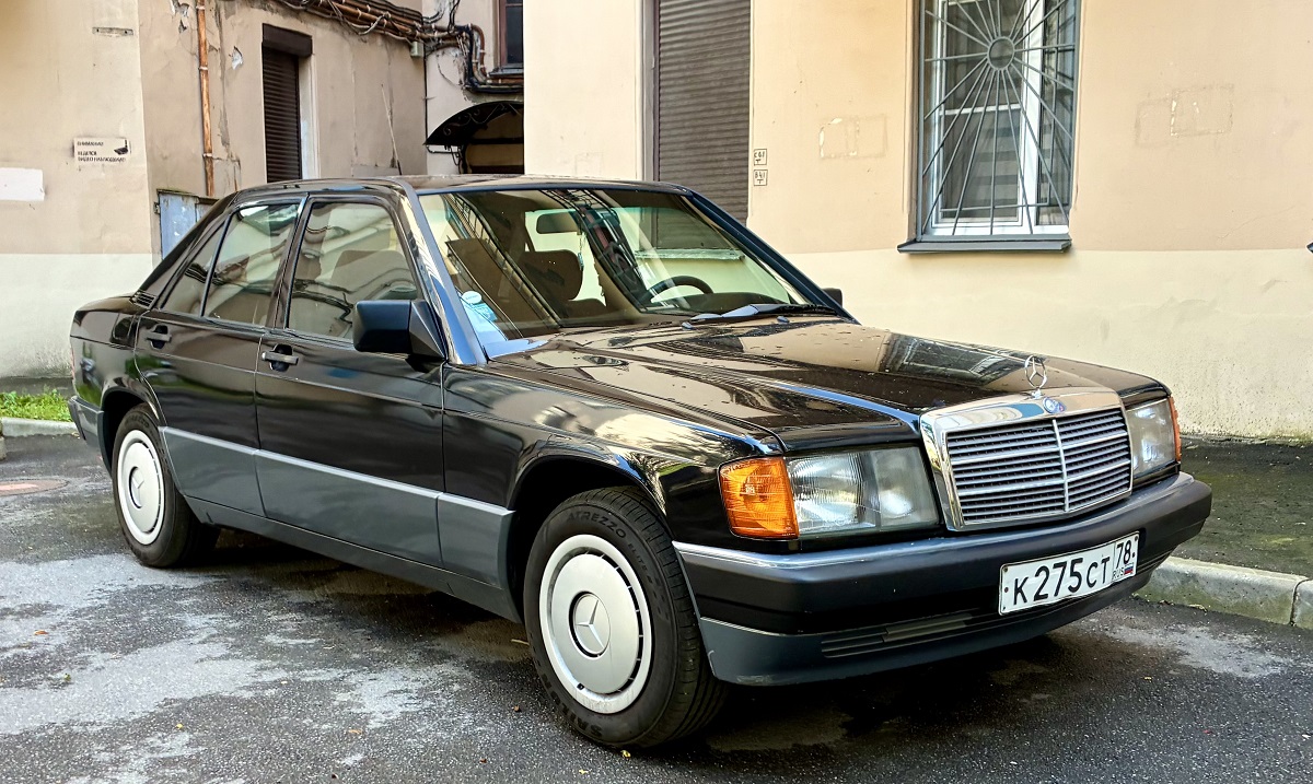 Санкт-Петербург, № К 275 СТ 78 — Mercedes-Benz 190 (W201) '82-93