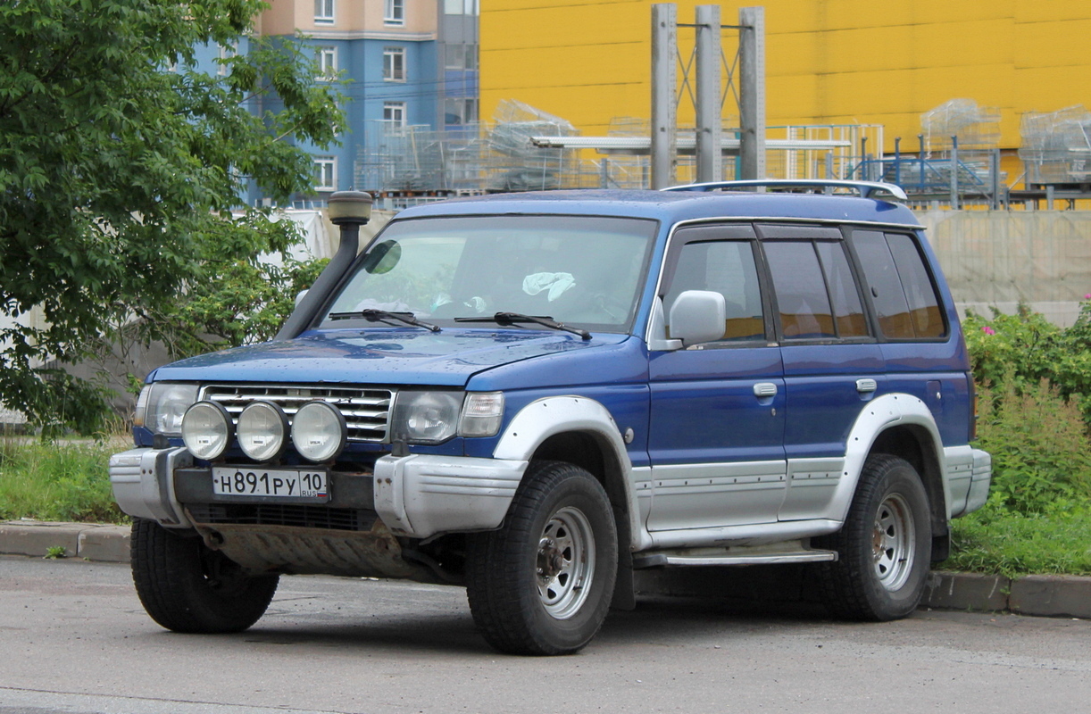 Карелия, № Н 891 РУ 10 — Mitsubishi Pajero (2G) '91-99