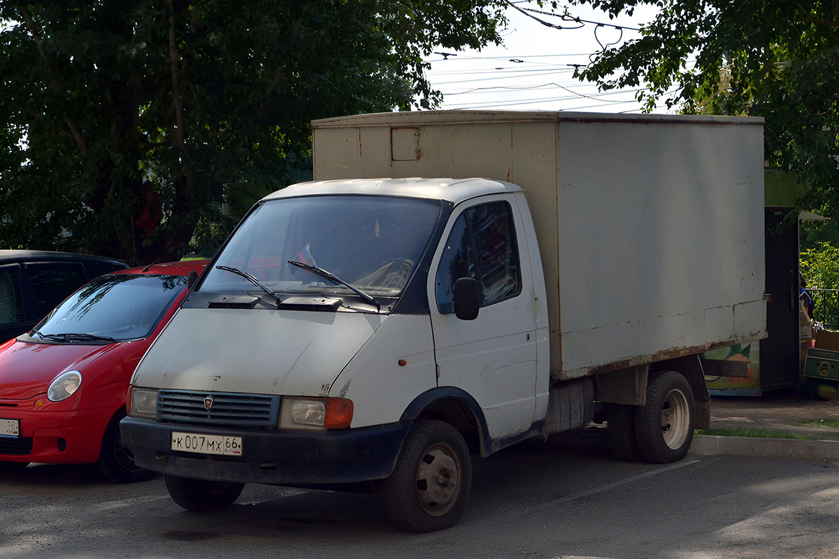 Свердловская область, № К 007 МХ 66 — ГАЗ-33021 ГАЗель '94-03