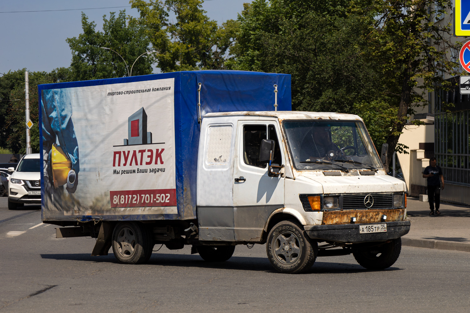 Вологодская область, № А 185 ТР 35 — Mercedes-Benz T1 208D '76-96