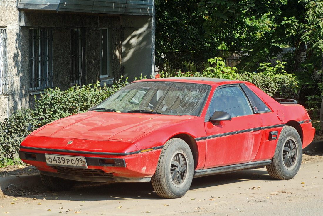 Москва, № О 439 РС 99 — Pontiac Fiero '83-88
