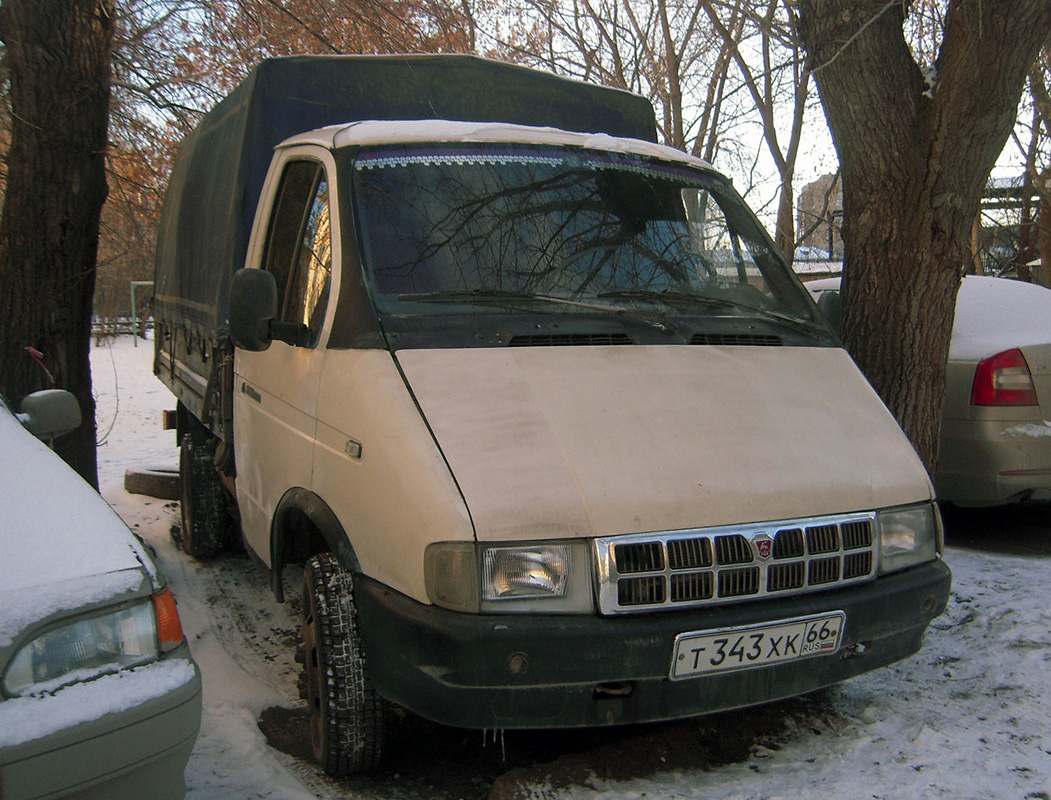 Свердловская область, № Т 343 ХК 66 — ГАЗ-3302 ГАЗель '94-03