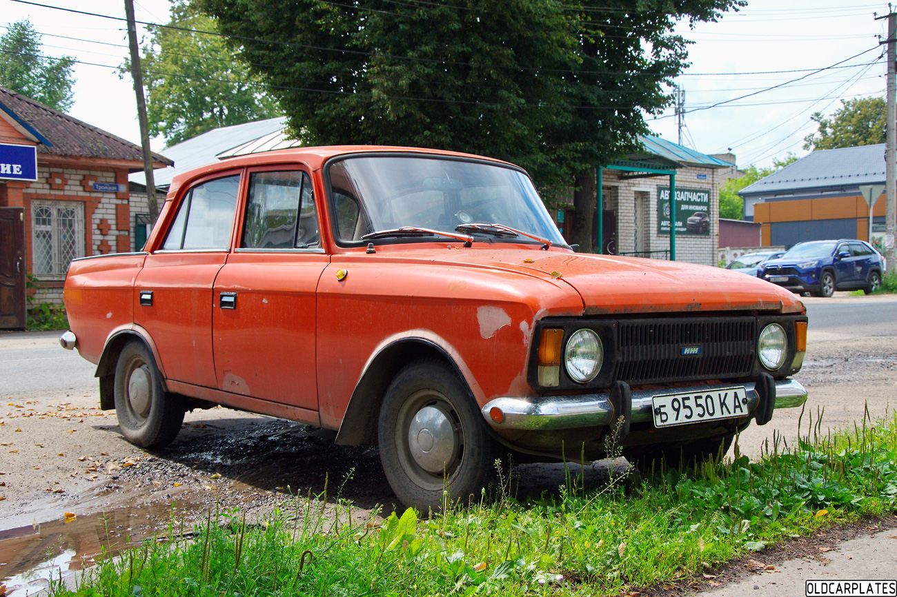Тверская область, № Б 9550 КА — Москвич-412ИЭ-028 (Иж) '82-01
