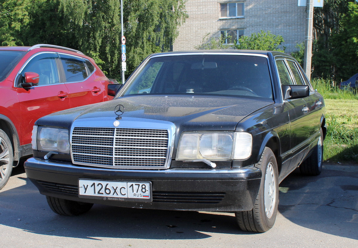 Санкт-Петербург, № У 126 ХС 178 — Mercedes-Benz (W126) '79-91