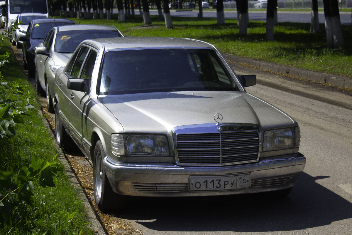 Татарстан, № О 113 РУ 16 — Mercedes-Benz (W126) '79-91