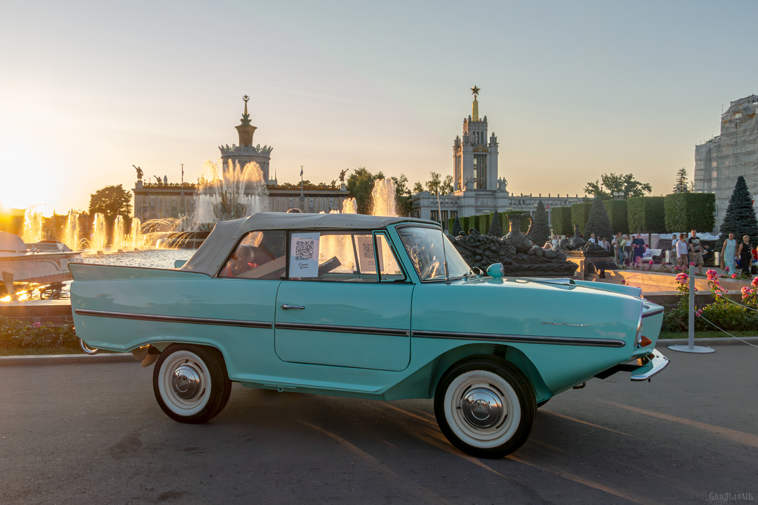 Москва, № (77) Б/Н 0815 — Amphicar 770 '61-68; Транспортные средства без номеров (Москва); Москва — Фестиваль "ПроДвижение" 2026