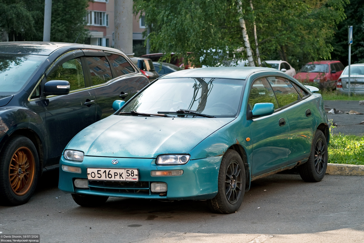 Пензенская область, № О 516 РК 58 — Mazda 323F (BH/BA) '94-98