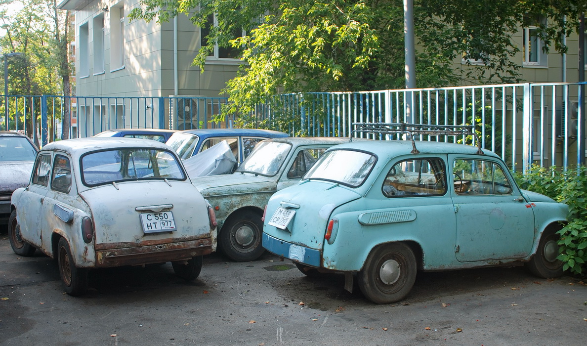 Москва, № С 550 НТ 977 — ЗАЗ-965А Запорожец '62-69; Москва, № М 488 СР 797 — ЗАЗ-965А Запорожец '62-69