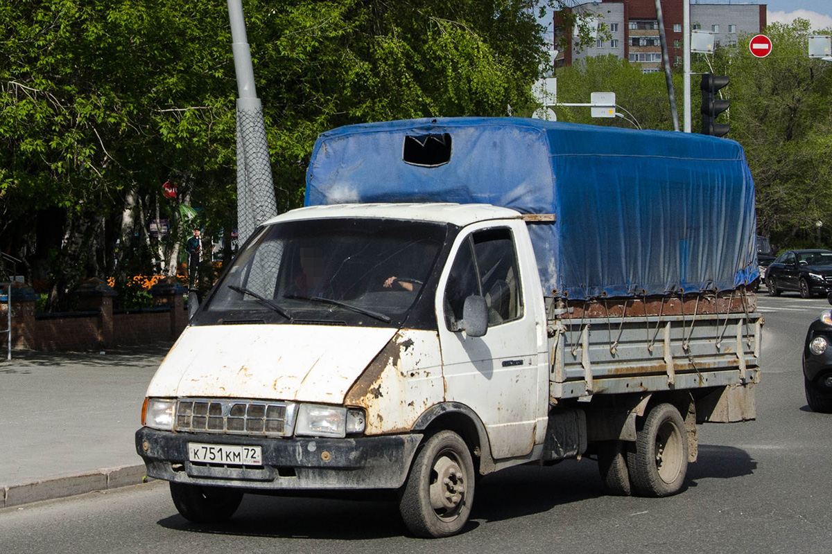 Тюменская область, № К 751 КМ 72 — ГАЗ-33021 ГАЗель '94-03