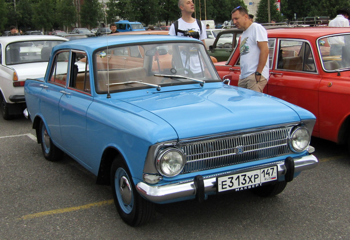 Ленинградская область, № Е 313 ХР 147 — Москвич-408/412 (общая модель) '64-75; Санкт-Петербург — Ежегодный праздник "День Москвича"