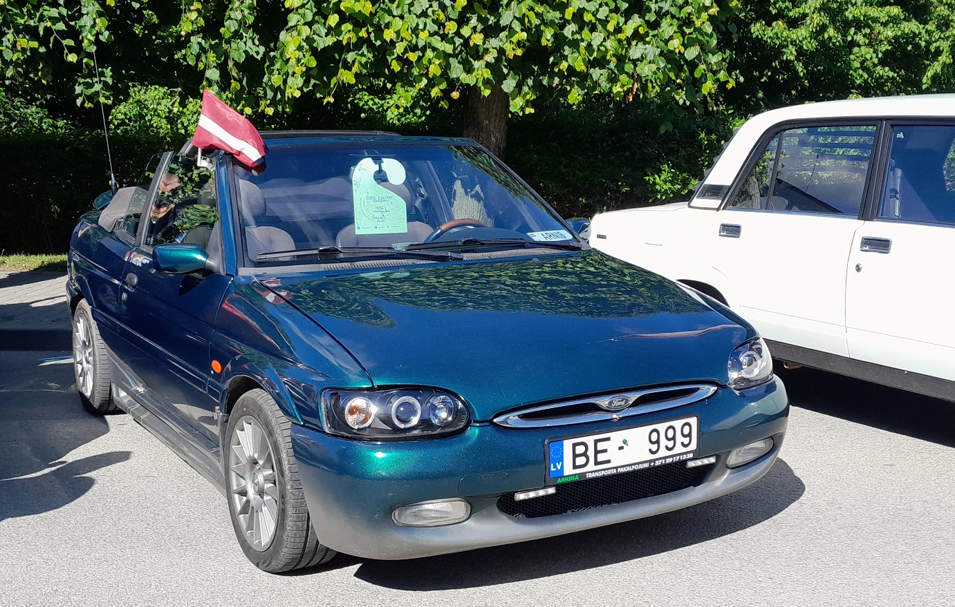 Латвия, № BE-999 — Ford Escort MkVI '95-00