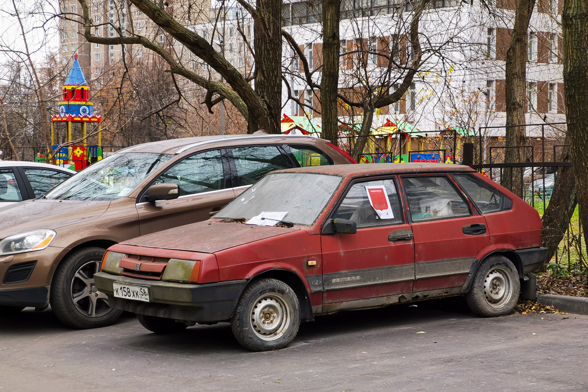 Москва, № К 158 ХК 58 — ВАЗ-21091 '87-94; Пензенская область — Вне региона