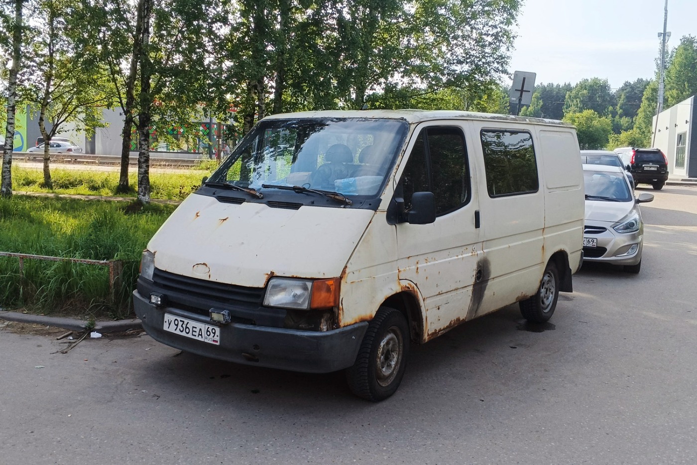 Тверская область, № У 936 ЕА 69 — Ford Transit (3G) '86-94
