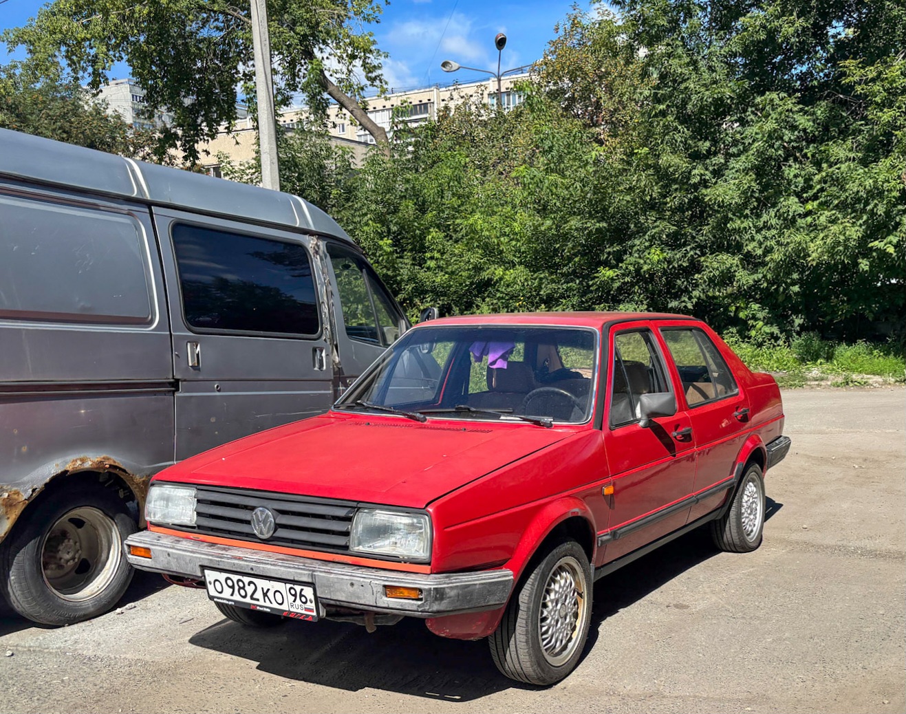 Свердловская область, № О 982 КО 96 — Volkswagen Jetta Mk2 (Typ 16) '84-92