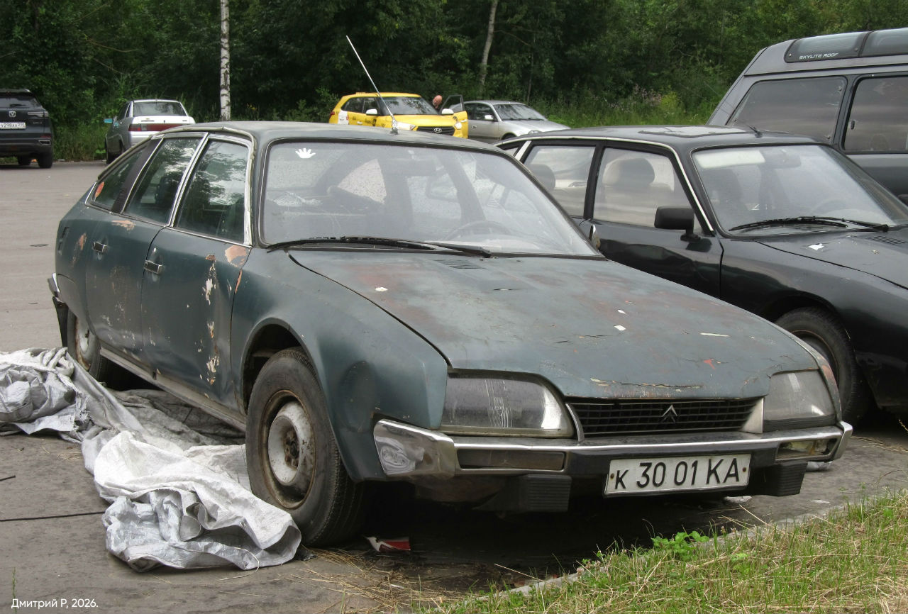 Москва, № К 3001 КА — Citroën CX '74-91; Тверская область — Вне региона