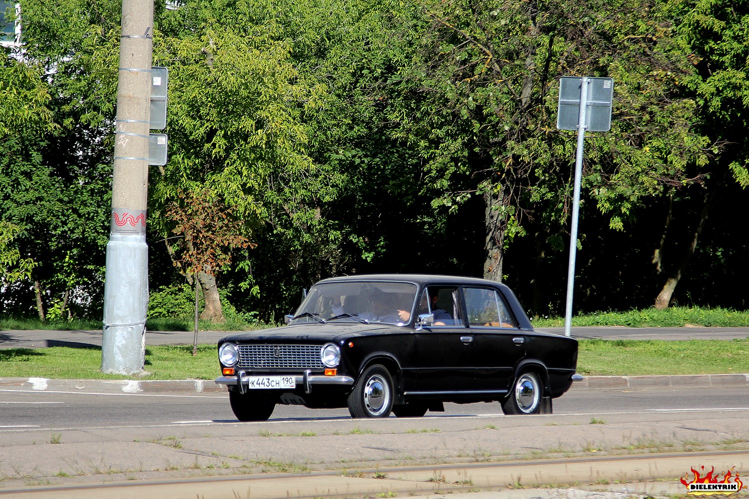 Московская область, № К 443 СН 190 — ВАЗ-2101 Жигули '70-83