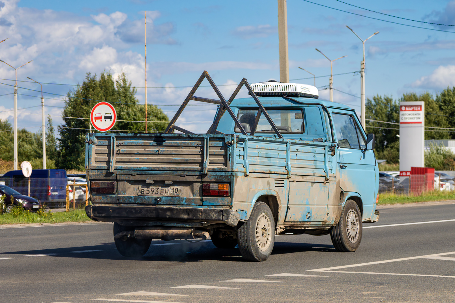 Карелия, № В 593 ЕН 10 — Volkswagen (T4) Pritschenwagen '90-03