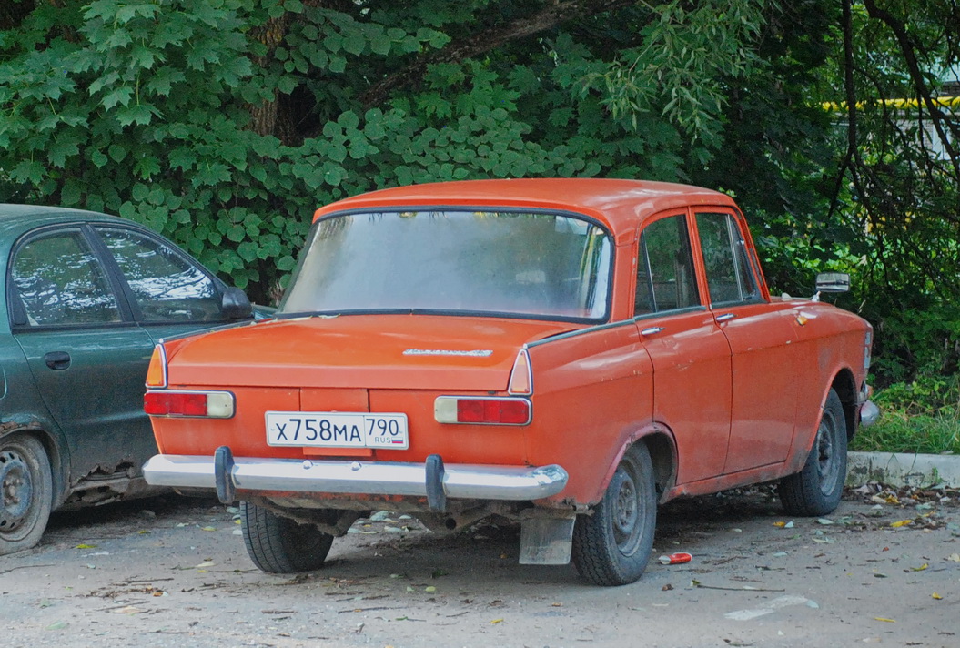 Московская область, № Х 758 МА 790 — Москвич-412ИЭ (Иж) '70-82