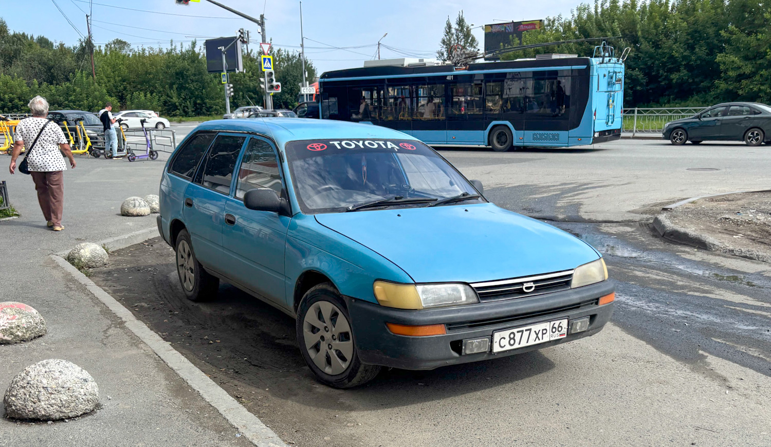 Свердловская область, № С 877 ХР 66 — Toyota Corolla (E100) '91-02