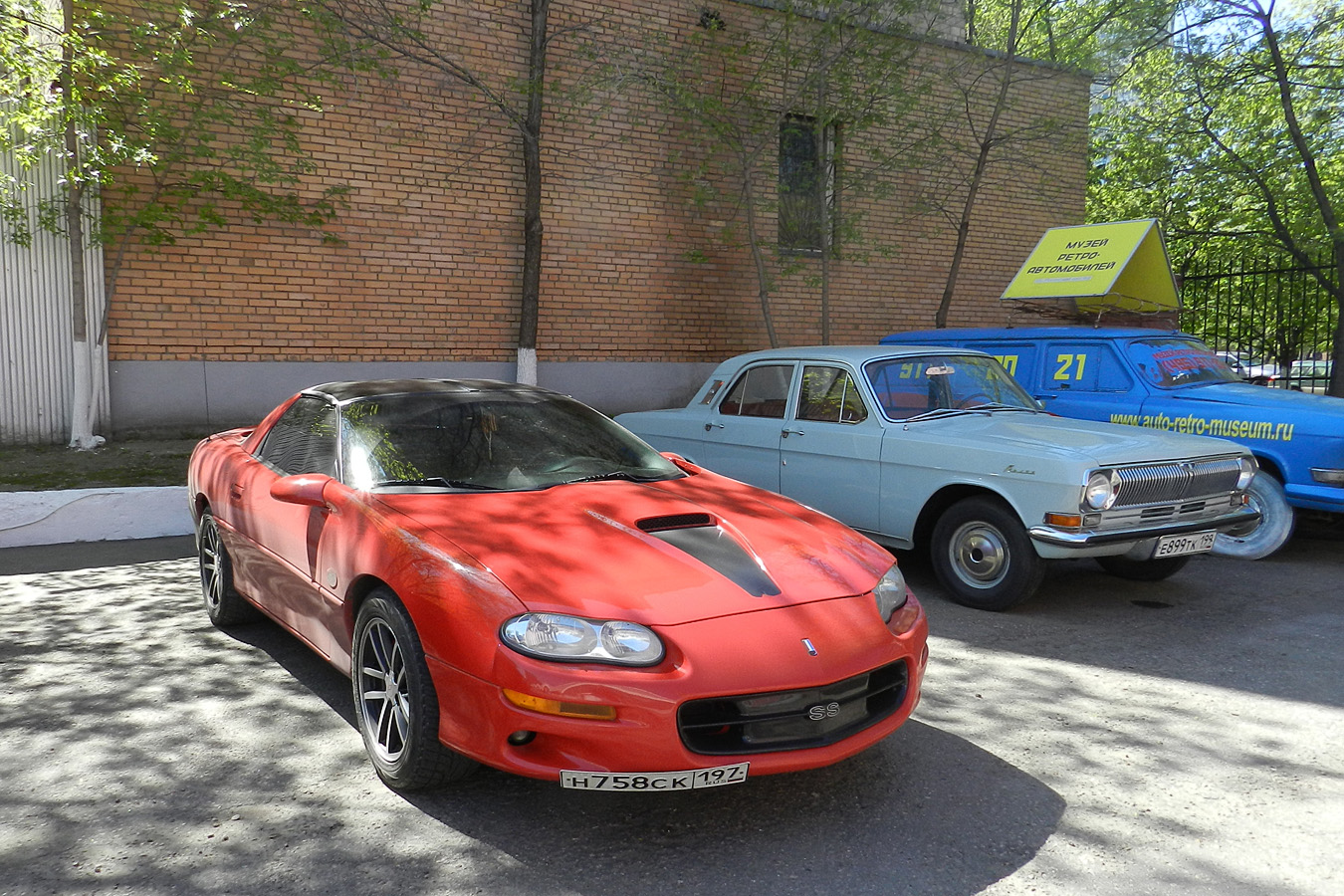 Москва, № Н 758 СК 197 — Chevrolet Camaro (4G) '92-97