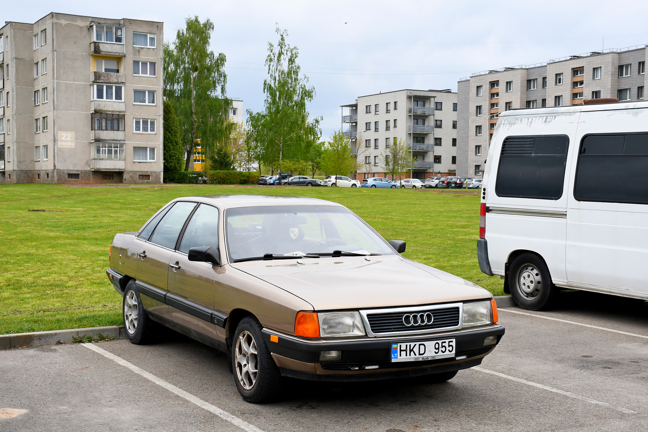 Литва, № HKD 955 — Audi 100 (C3) '82-91