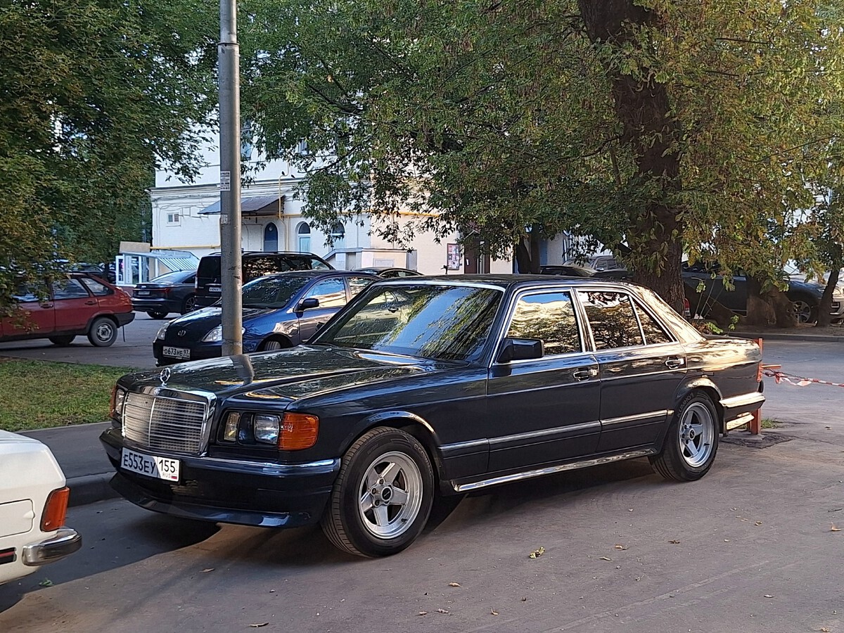 Московская область, № Е 553 ЕУ 155 — Mercedes-Benz (W126) '79-91