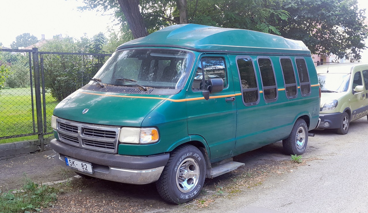 Латвия, № SK-82 — Dodge Ram Van (2G) '79-97