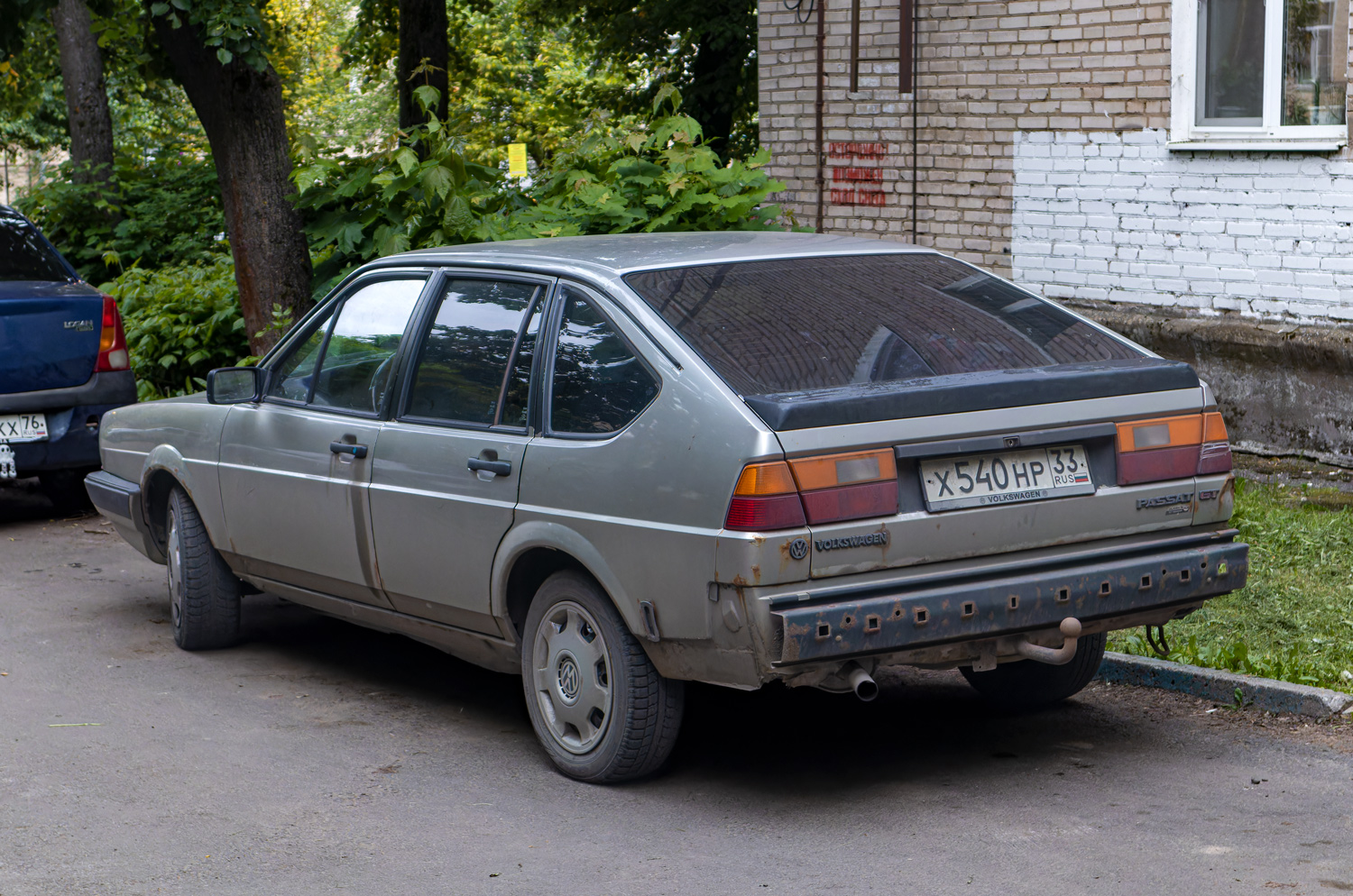 Владимирская область, № Х 540 НР 33 — Volkswagen Passat (B2) '80-88