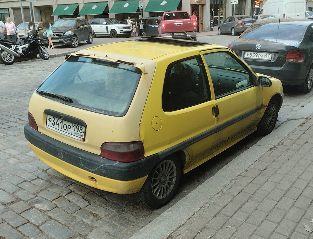 Санкт-Петербург, № Р 341 ОР 198 — Citroën Saxo '96-03