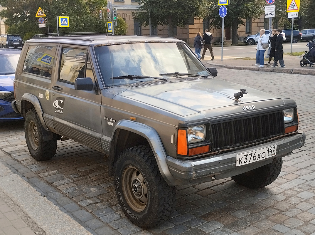 Ленинградская область, № К 376 ХС 147 — Jeep Cherokee (XJ) '84-01