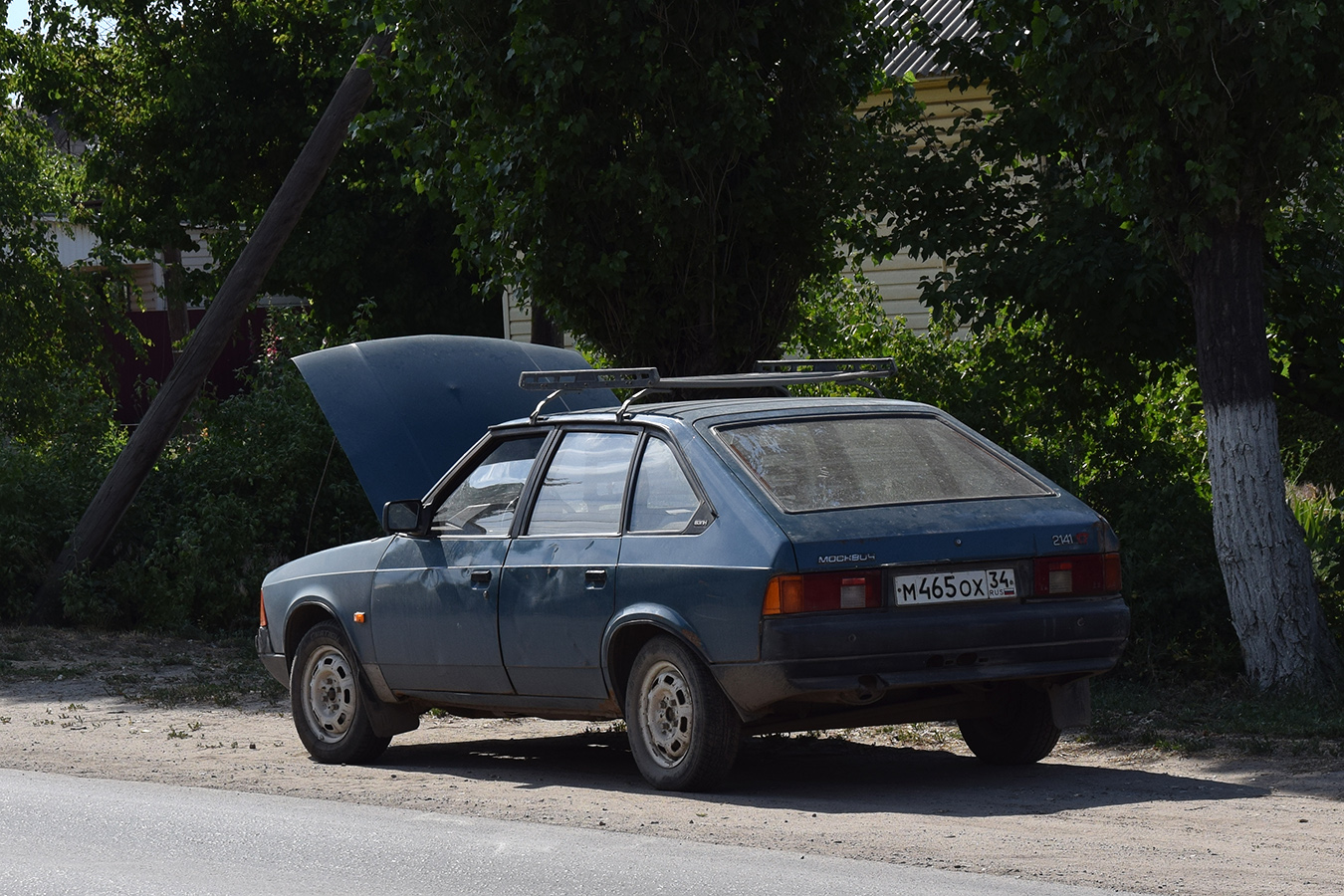 Волгоградская область, № М 465 ОХ 34 — Москвич-214122 '94-98