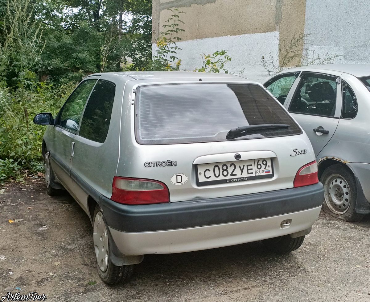 Тверская область, № С 082 УЕ 69 — Citroën Saxo '96-03