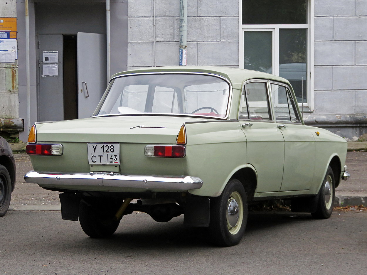 Кировская область, № У 128 СТ 43 — Москвич-412ИЭ (Иж) '70-82
