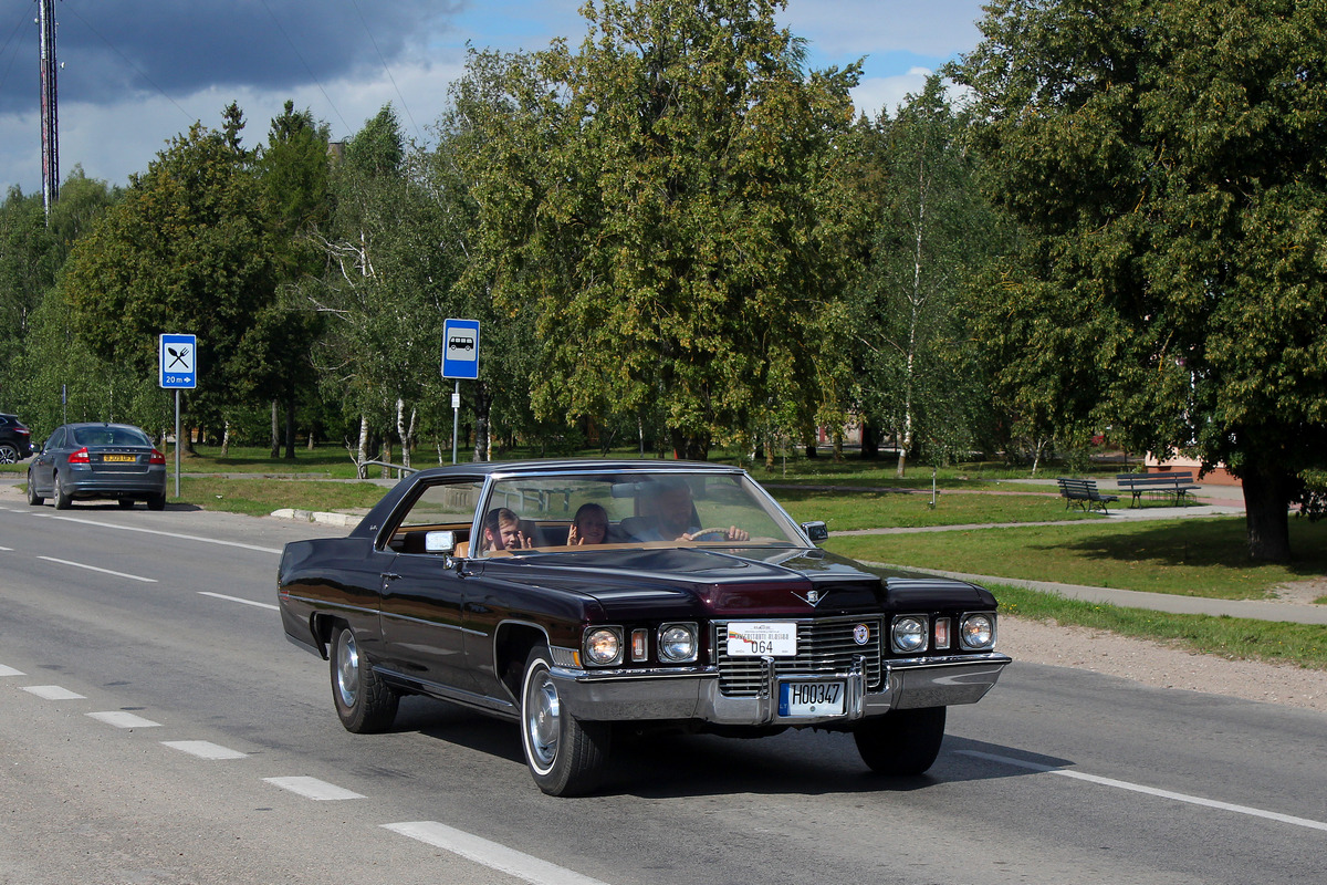 Литва, № H00347 — Cadillac DeVille (4G) '71-76; Литва — Nesenstanti klasika 2024