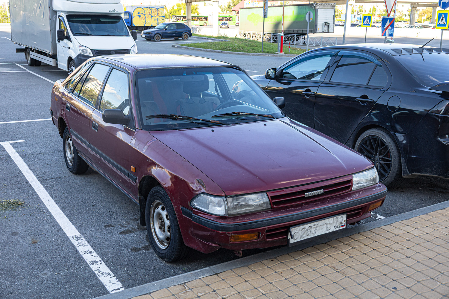 Тюменская область, № С 287 ТВ 72 — Toyota Carina II (T170) '88-92