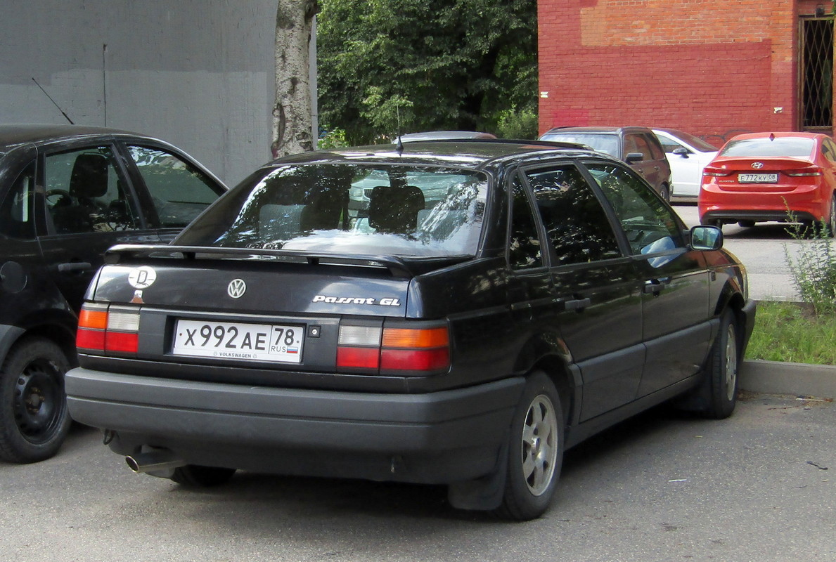 Санкт-Петербург, № Х 992 АЕ 78 — Volkswagen Passat (B3) '88-93