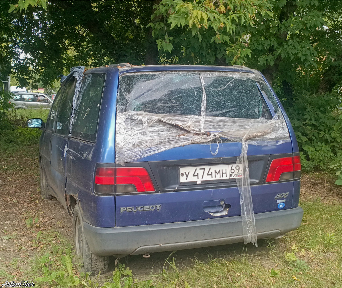 Тверская область, № У 474 МН 69 — Peugeot 806 '94-98